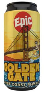 Epic Golden Gate West Coast Pilsner 6.7% 12 x 440ml Cans