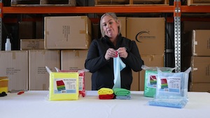 Products: Epic Bulk Yellow Microfibre Cleaning Cloths for a Gleaming Finish