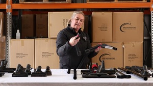 Explosive 32mm Plastic Bent Vacuum Handle with Screw and Seal Ring