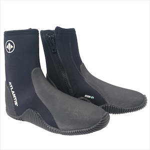 Boots Gloves Hoods: Atlantis Icon B1 5mm Dive Boots, Black Sole
