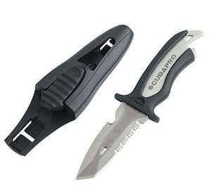 Accessories Scuba: SCUBAPRO MAKO KNIFE TITANIUM OR STAINLESS STEEL