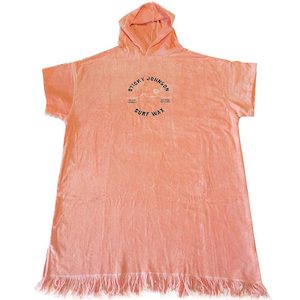 Sticky Johnson Hooded Towel Peach Palm Wave