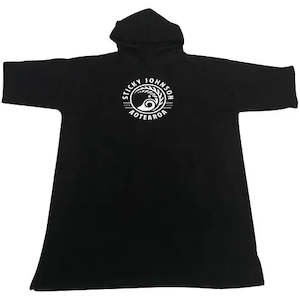 Apparel Scuba: Sticky Johnson Hooded Towel Kiwi Black