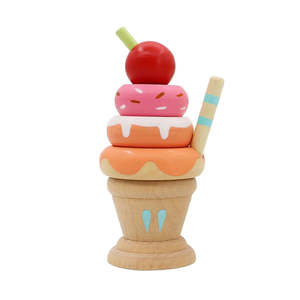 Wooden Stacking Ice Cream
