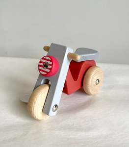Wooden Vehicles: Wooden Motorcycle
