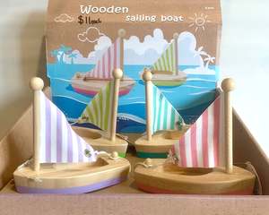 Wooden Vehicles: Wooden Sailing Boat