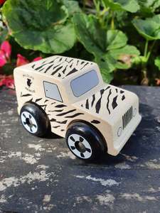 Wooden Wildlife Rescue Car