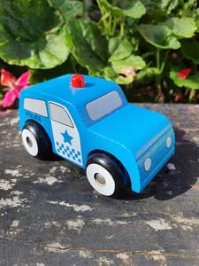 Wooden Police Car