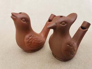 Clay Bird Water Whistle