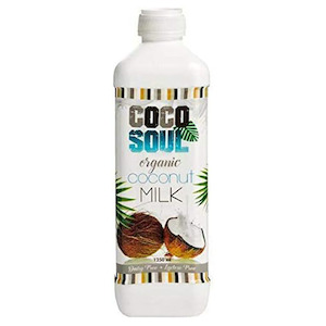 Coconut Milk: Coco Soul Organic Coconut Milk 1.25L