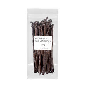 Vanilla: Equagold Pure Vanilla Pods 100g