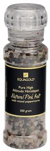 Himalayan Pink Salt: Equagold Himalayan Pink Salt & Mixed Peppercorn 200g
