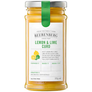 (BBE: 29/10/2025) Beerenberg Lemon & Lime Curd 300g