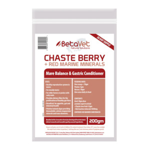 Chaste berry: CHASTE BERRY + RED MARINE MINERALS