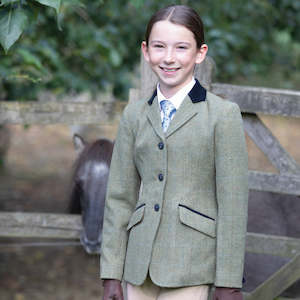 Rider Kidswear: Equetech Junior Thornborough Deluxe Tweed Riding Jacket
