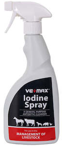 Firstaid: VETMAX IODINE SOLUTION SPRAY 2.5%