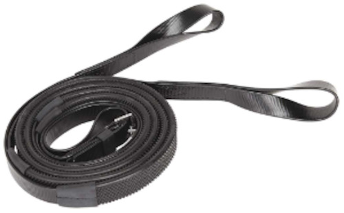 Brand Zilco: Zilco 19mm Loop End Reins (Black Grip)