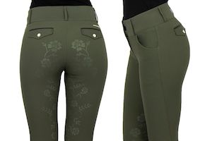 Products: Olivia Breeches – Lichen Green – Equestrio Style
