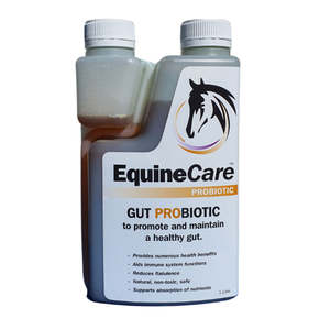 Products: EquineCare GUT Probiotic  1 litre
