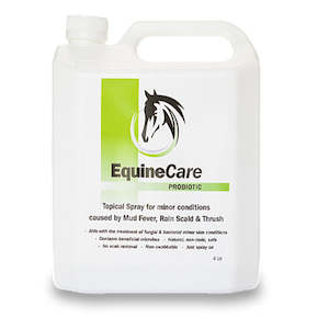 Products: EquineCare Probiotic Topical – 4L Refill + FREE 1L Topical spray with trigger.