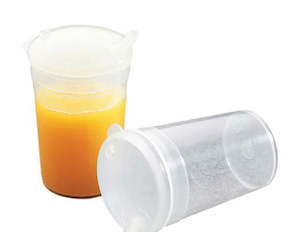 Cups Bowls Bottles Plates: Feeding Cup - 4mm Spout 2pk