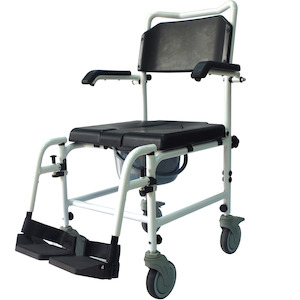 Bath Aids: Mobile Shower Commode- Goldfern