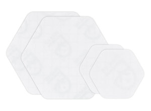 Gear Aid Tenacious Tape Hex Patches - Clear Matte Vinyl
