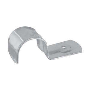 25mm Half-Saddle Conduit Clip Zinc