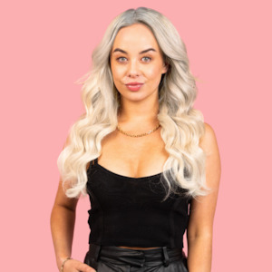 Clip In Extensions: 20" Clip-In Ash Blonde #60