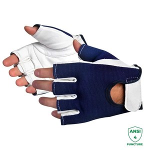 Products: Vibration-Dampening Leather Half Finger Gloves - VIBGHFV – ergogo