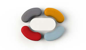 Seating: Jelly Bean Ottoman