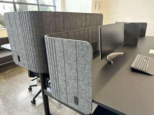 Acoustics: Bend Acoustic Desk Panels