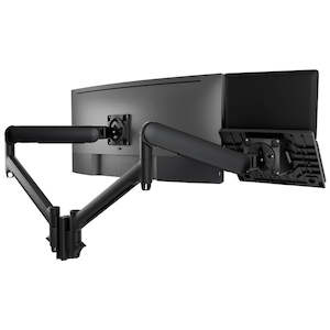 Dual Dynamic LCD Arm Monitor + Notebook Combo