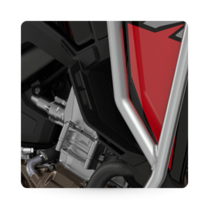 Motorcycle Accessories: Africa Twin Low Deflectors Set