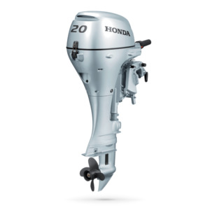 Outboards: Honda BF20 Outboard Motor - 15" Shaft