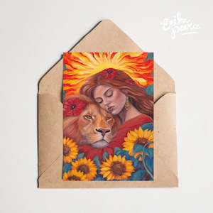Greeting Cards: Zodiac - Leo Greeting Card