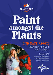 2025 Calendars: Paint Amongst the Plants Workshop - Thursday 18th December 2025