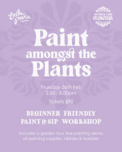 Workshops: Paint Amongst the Plants Workshop - Thursday 5th March 2026