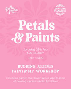 Petals & Paints Workshop - Saturday 28th February 2026