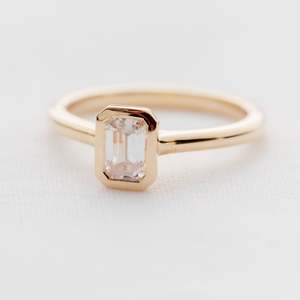 Moissanite Bezel Set Solitaire