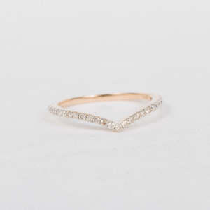 Engagement Rings: Super Fine Micro Claw V Band