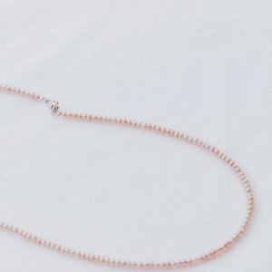 In Stock: Pink Pearl Necklace