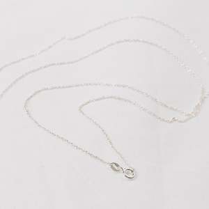 Classic White Gold Cable Chain