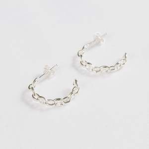 Silver: Anchor Hoops