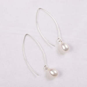 Pearl: Long Hook Drop Pearls