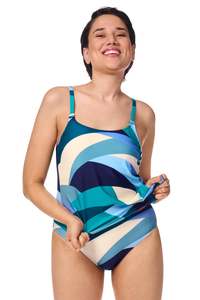 Amoena Swimwear: Amoena Lisbon Mastectomy Tankini Top