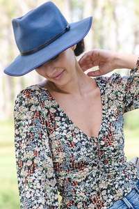 Rigon Meribel Fedora - Teal