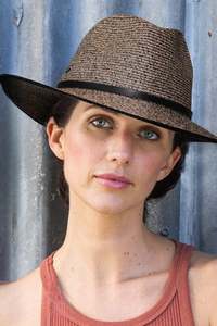 Rigon Headwear: Rigon Tyler Unisex Fedora - Burnt Clove