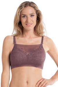 Anita Bras: Anita Fleur Lace Bandeau Top: Berry