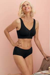 Anita Lynn Front Fastening Mastectomy Bra - Black